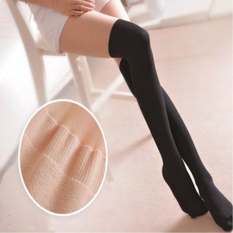 겨울 오버니삭스 여자 타이즈 가을 골프 투톤 스타킹