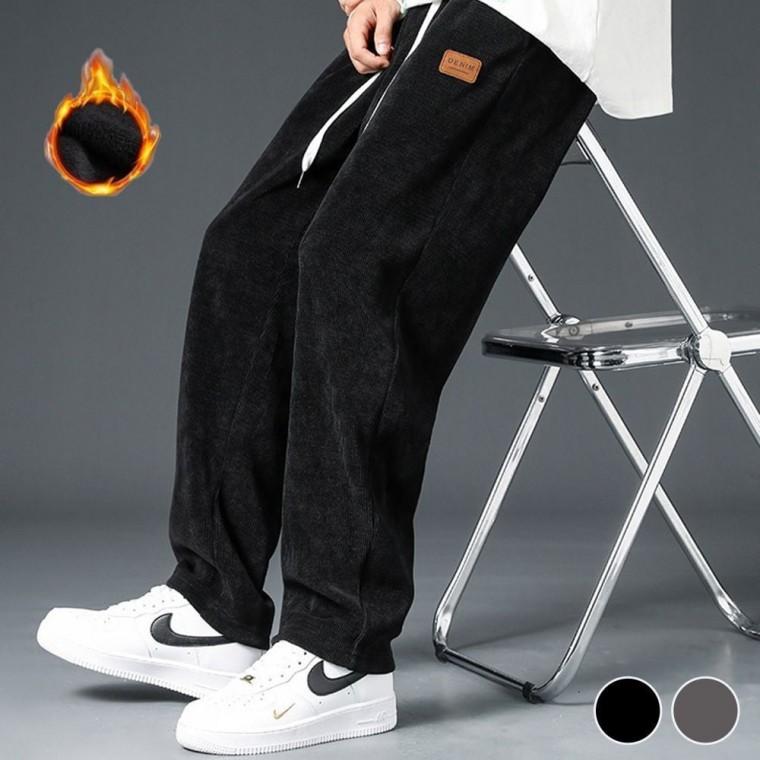 코듀로이 2컬러 겨울 골덴바지 남자 팬츠 일자 기모안감