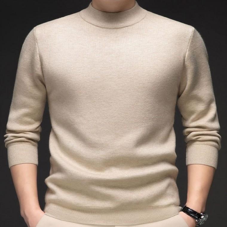 스웨터 남자 긴팔 니트 하프넥 반목 터틀넥 겨울