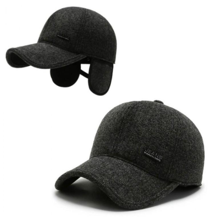 모직 헌팅캡 귀달이 캡 겨울 투웨이 방한모자 헤링본