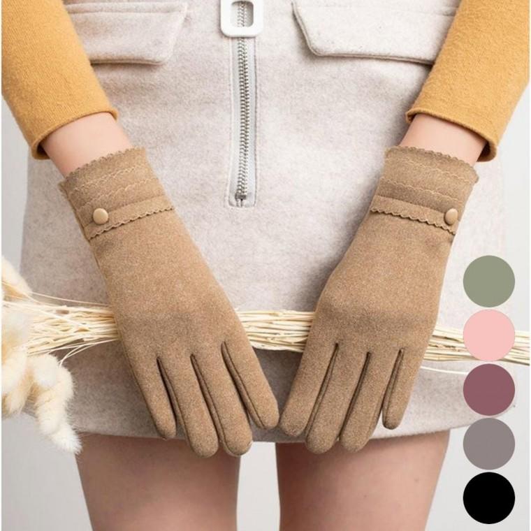 장갑 겨울 기모 여자장갑 터치 여자 앙고라 안감