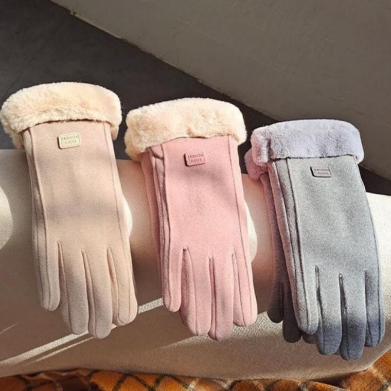 안감 도톰 장갑 융기모 방한장갑 여자 겨울 4컬러