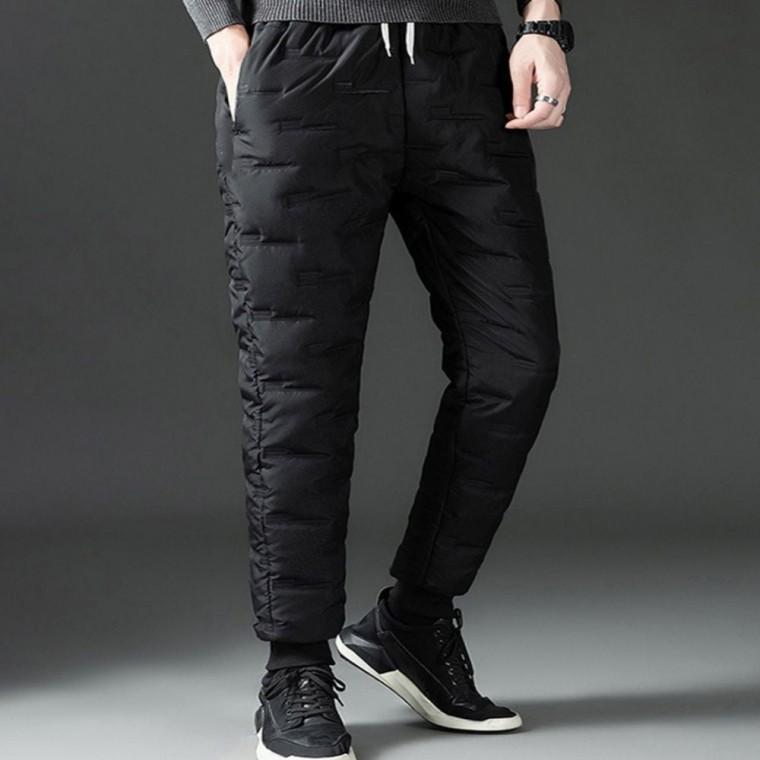 밴딩 혹한기 겨울 패딩팬츠 방한 조거바지 남자 바지