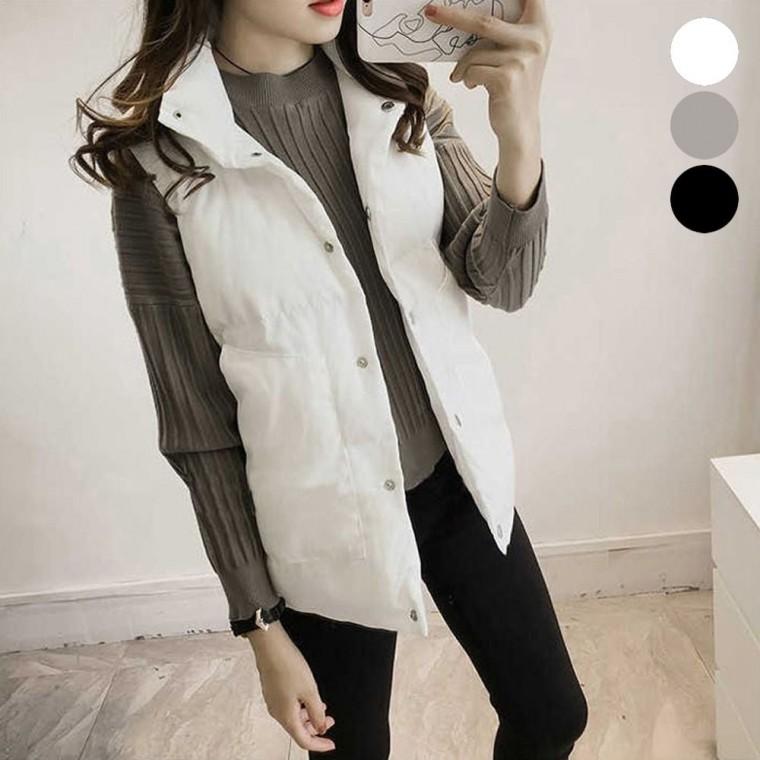 패쪼 패딩조끼 겨울 방한 레이어드 캐주얼 쪼끼