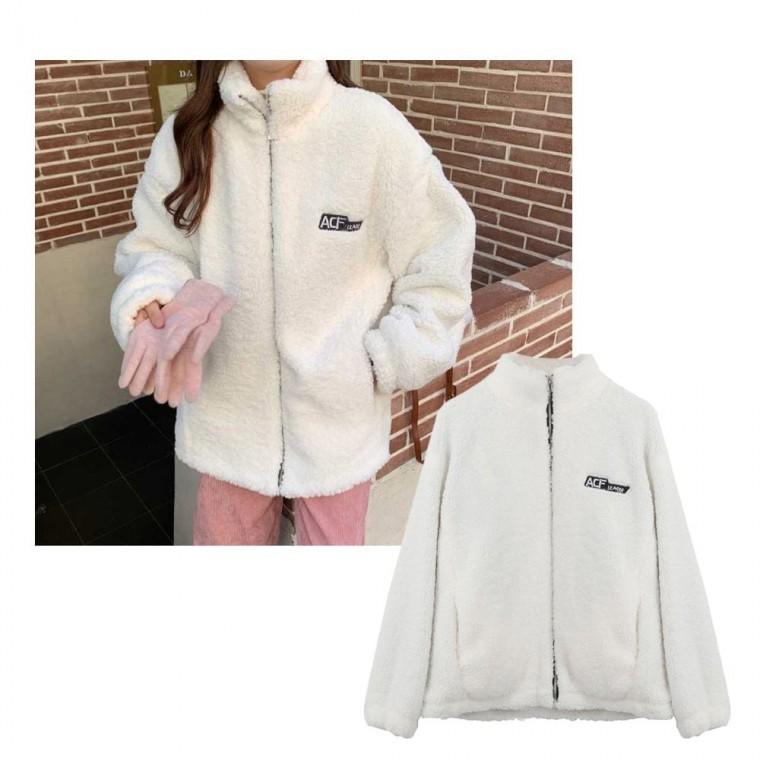 후리스 여자 집업 겨울 플리스 오버핏 아우터 뽀글이