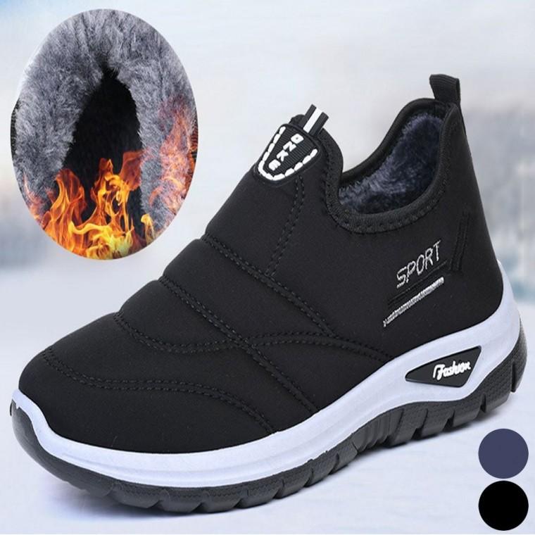 남자 단화 조깅화 털 기모 신발 겨울 슬립온 안감