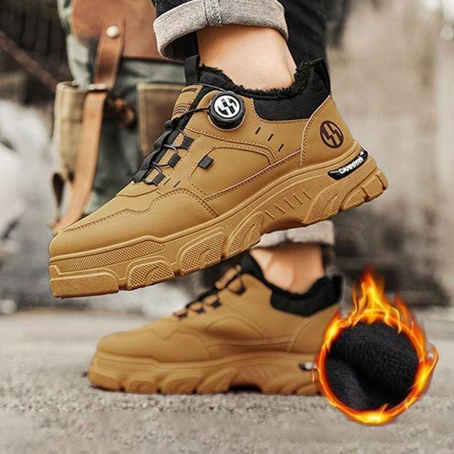 남자 퍼 방한 3컬러 신발 겨울 안감 스니커즈 털운동화