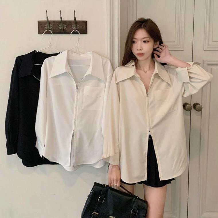 집업 카라 숙 LLT161 겨울 블라우스 남방 XL 원피스 사이즈 남방 숙 스커트 남방 티숙 카라 롱숙 S 오버핏