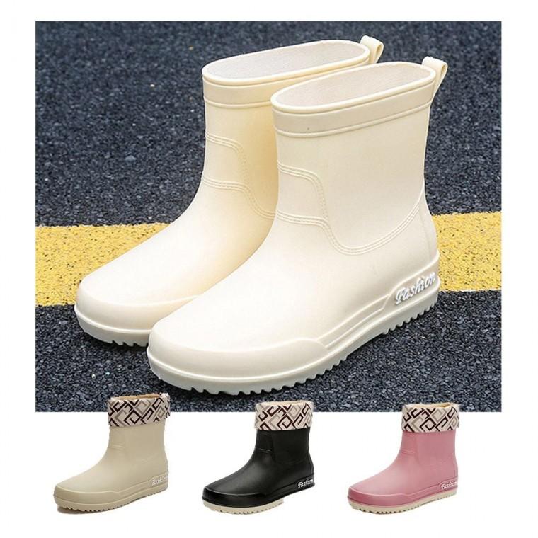 기모 털 부츠 안감 겨울장화 레인부츠 눈비 숏 여자