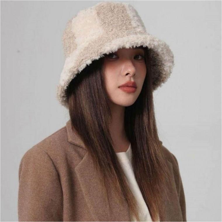 여성 겨울벙거지 버킷햇 얼굴가려주는 빅사이즈 방한 모자