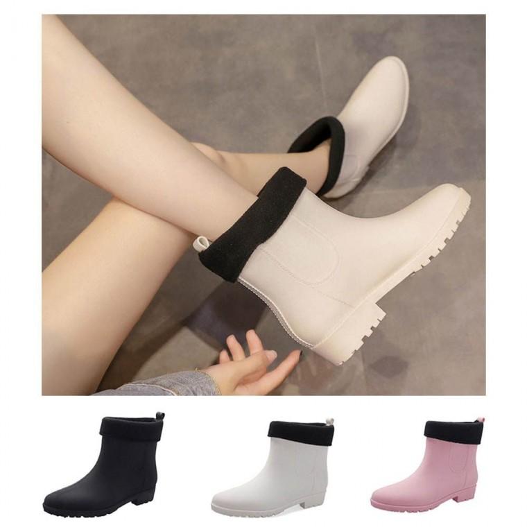 기모안감 방한화 레인부츠 겨울 눈올때 여자 장화