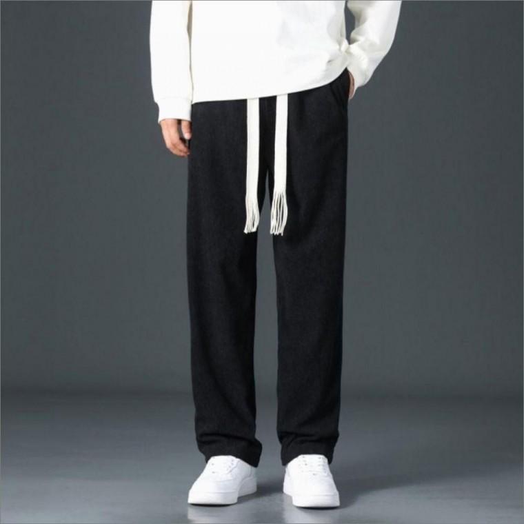 남성 기모안감 일자핏 코듀로이 밴딩 팬츠 겨울바지 2색