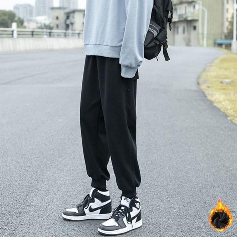 조거팬츠 남자 기모 겨울 추리닝 트레이닝바지