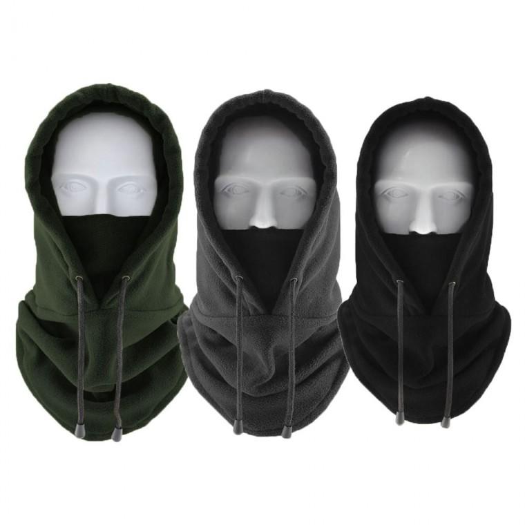 방한 기모 마스크 겨울 후드 일체형 워머 넥워머