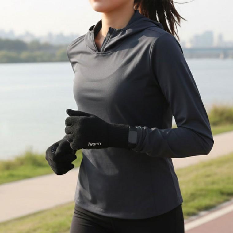 러닝 런닝 마라톤 조깅 장갑 겨울 등산 방한 운동 바이크 자전거 스마트폰터치 장갑 니트글러브 런닝용