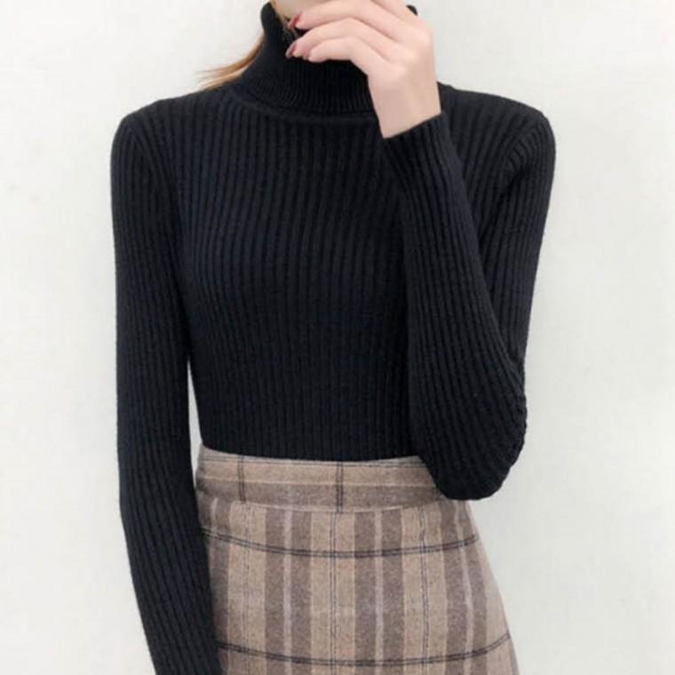 겨울 이너 목티 목폴라 터틀넥 여자 도톰한 골지