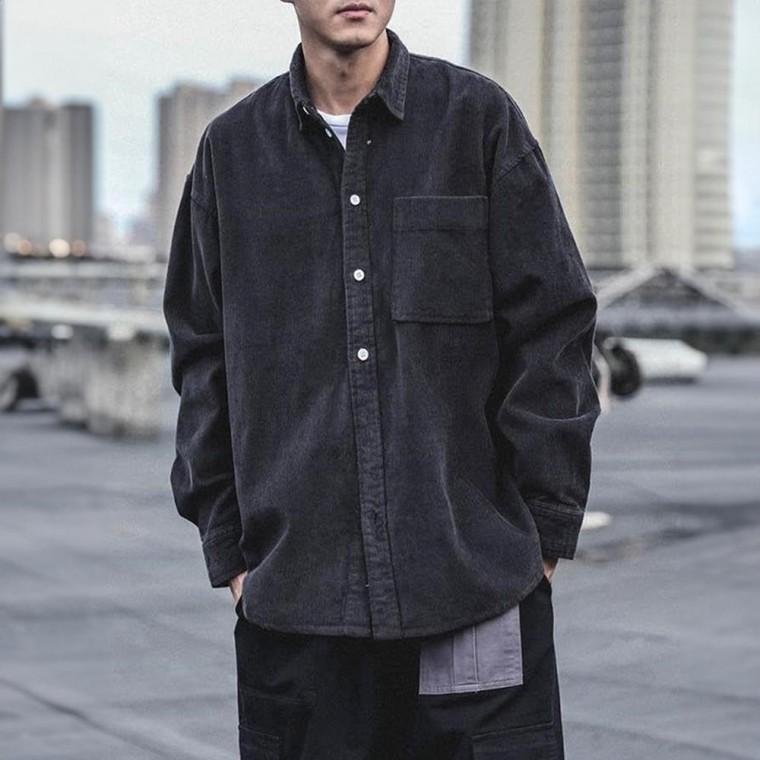 남자 코듀로이 긴팔 셔츠 남방 가을 겨울 골덴 남방