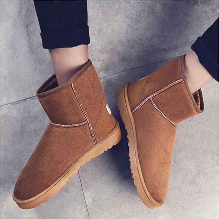 남성 털부츠 스웨이드 겨울부츠 방한화 퍼안감 신발 4색