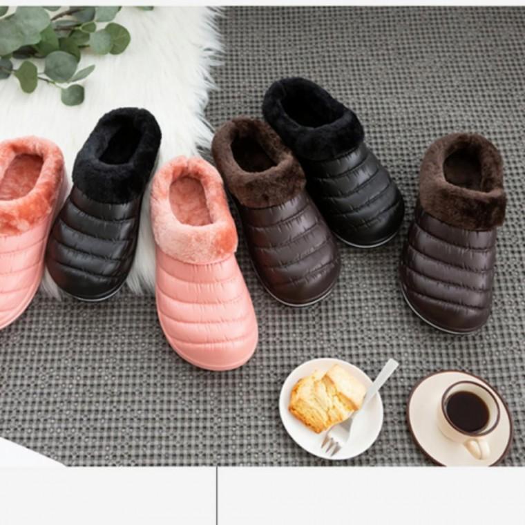 털실내화 쇼드 따뜻한 패션 신발 여성 샌들 실내 겨울털