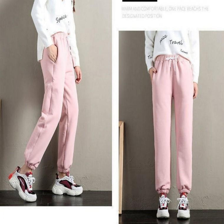 여자 트레이닝바지 안감 따뜻한 한겨울 조거팬츠 양털