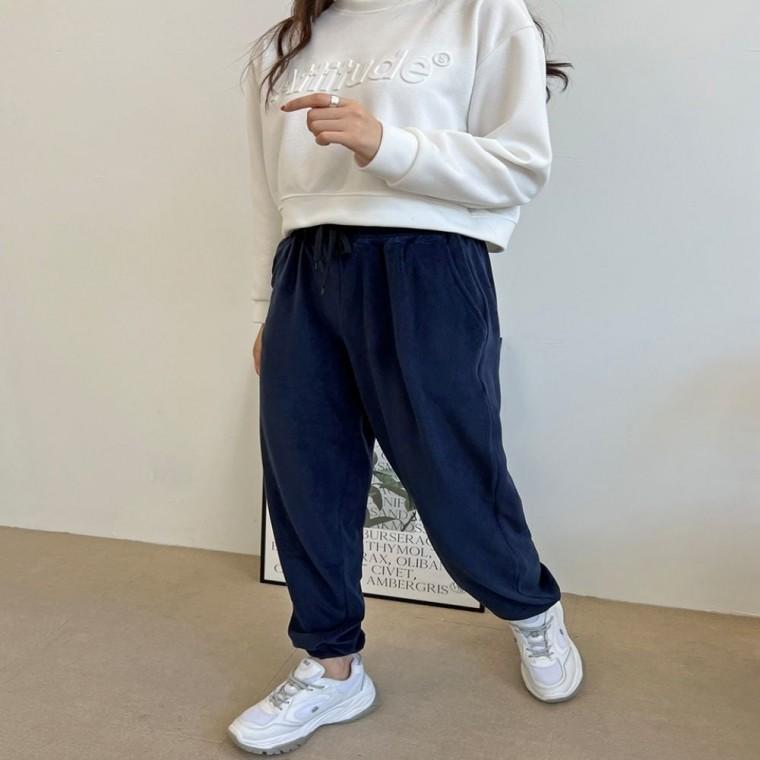 여자 촉감 겨울 조거팬츠 홈웨어 잠옷바지 보들