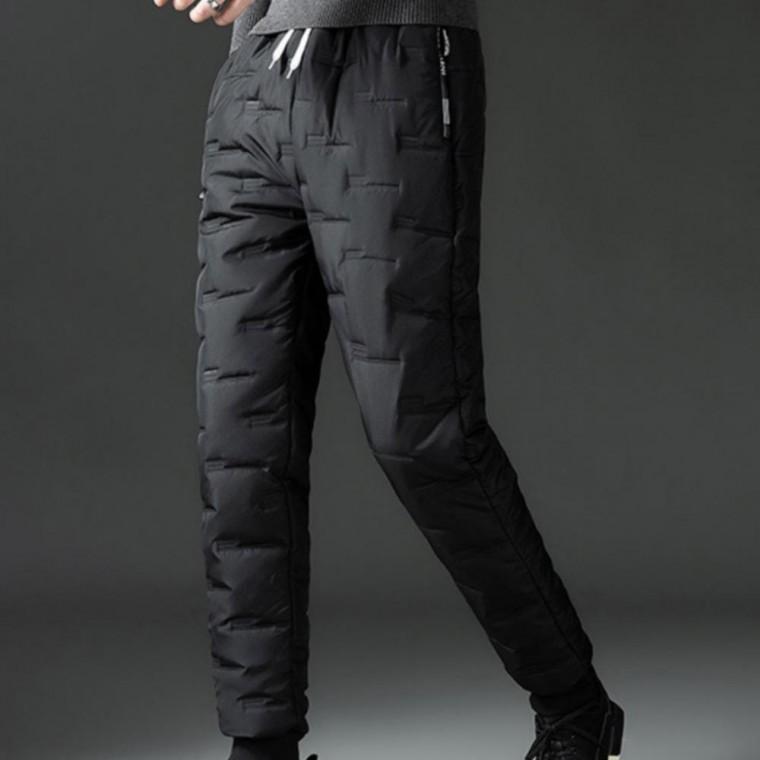 일복 한파 현장 조거밴딩바지 패딩슬랙스팬츠 겨울 기모 패딩팬츠 남자패딩바지 방한