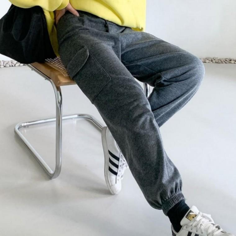 바지 조거 방한 츄리닝 기모 바지 기모 한파 일복 트레이닝 겨울 현장 포켓 팬츠 여성