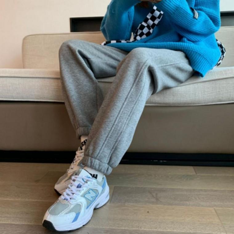 기모 슬림핏기모바지 기모 방한 한파 현장 겨울 일복 조거 쫀쫀 2컬러 팬츠 여성용