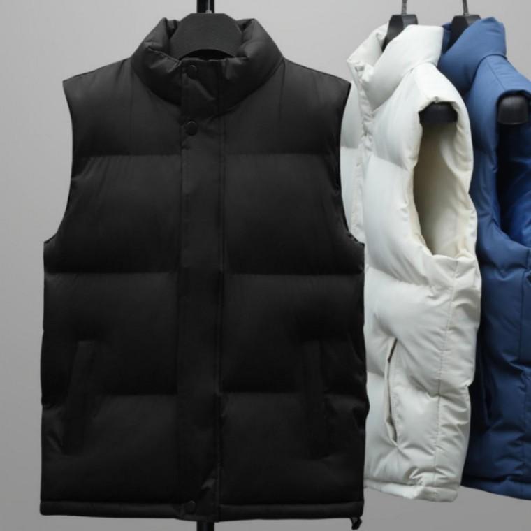 반목조끼 V넥조끼 패딩조끼 작업조끼 베스트 러닝 겨울 캠핑 등산 누빔 남자패딩조끼 경량 루즈핏 패딩조끼