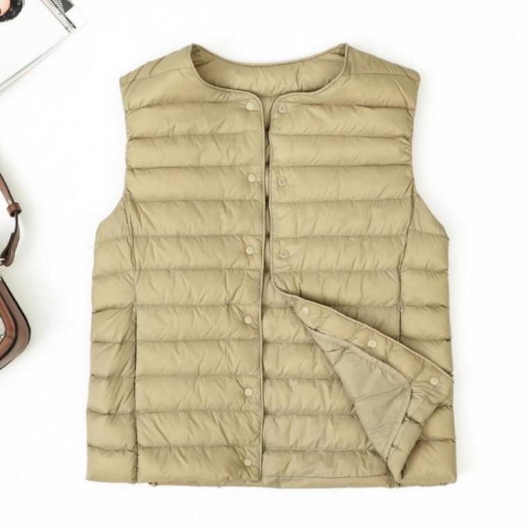 경량쪼끼 패딩조끼 사무실 레이어드 여성 베스트 베이직 겨울