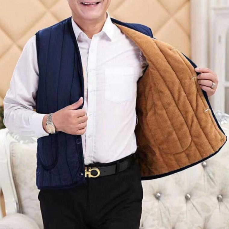 방한 조끼 아우터 겨울조끼 방한 후리스 방한조끼 2color 융털 융털조끼 깔깔이 남성 단추 깔깔이