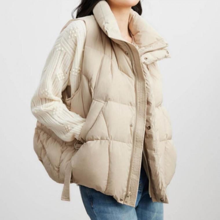 조끼 클래식 오리털 겨울 베스트 가볍고 따뜻한 필수