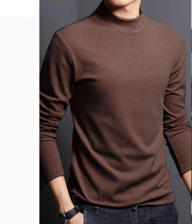 이너웨어 남자 목티 긴팔 터틀넥 티셔츠 목폴라 겨울 라운드넥티셔츠 남자