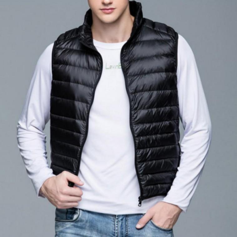 베이직베스트 베이직아우터 2컬러 경량패딩조끼 낚시방한 아웃도어베스트 초경량아웃도어 남성용 겨울이너