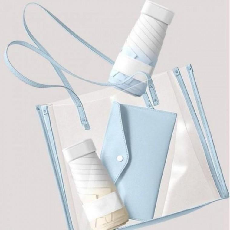 8색 3단양산 양우산 미니 휴대용 1개 양산 그라데이션