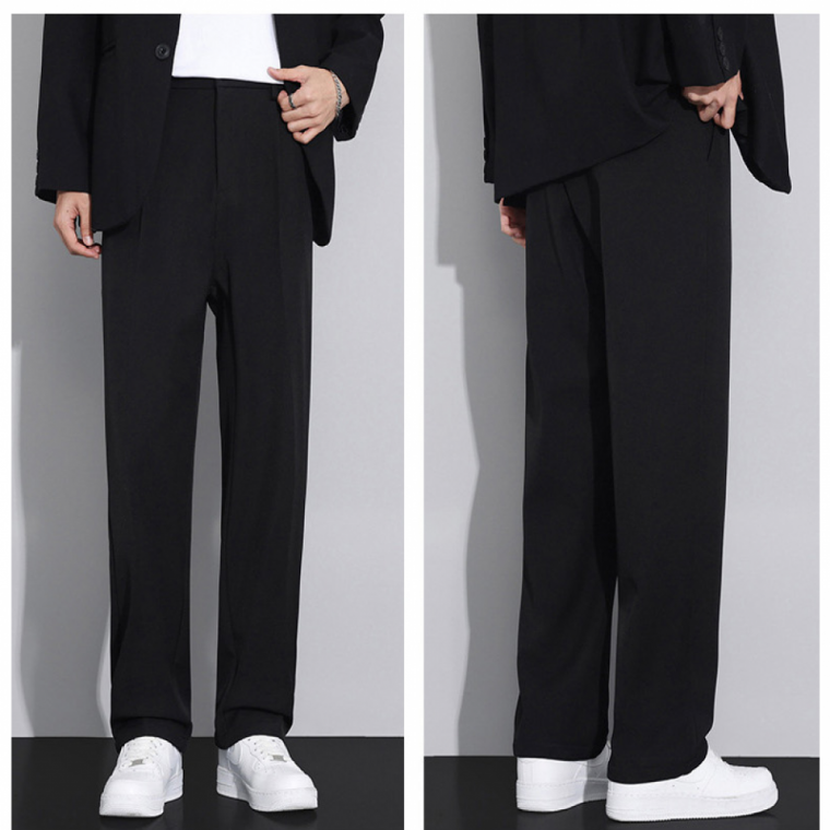 슬랙스 스판 융기모 겨울 루즈핏융기모슬랙스팬츠