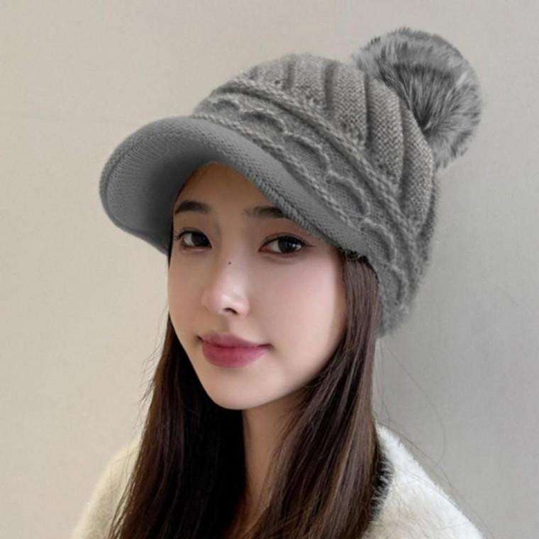겨울 니트 방울 극세사 안감 털 기모 방한 비니 모자 초등 플리스모자 후리스모자 귀달이 겨울캡모자 여성