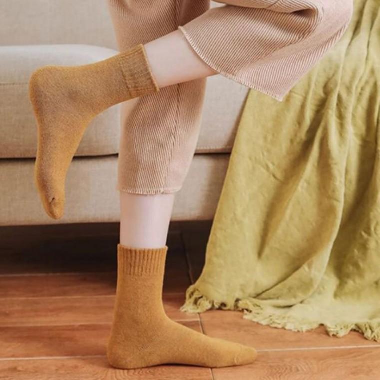 기모 10켤레 겨울 여성 추천 두꺼운 따뜻한 양말 양말 여성 기모 세트