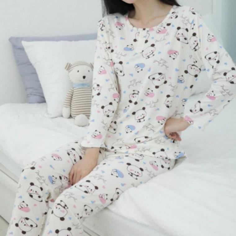 여성 피치 잠옷 긴팔 긴바지 기모 홈웨어 파자마 세트 간절기 긴바지홈웨어 기모세트 여자 잠옷 여성 피치