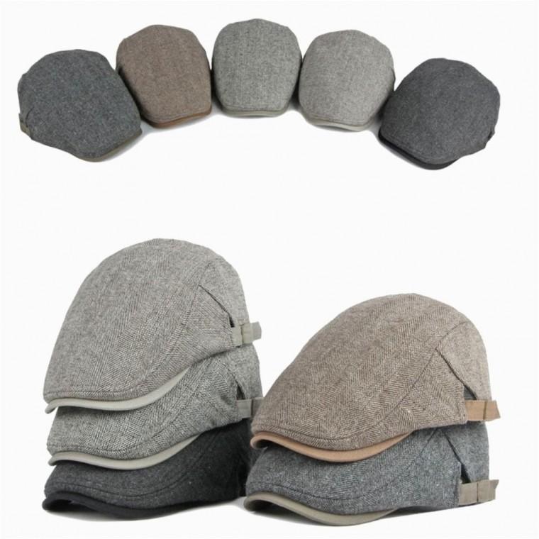 신사모자 기모안감 헌팅캡 골프모자 겨울 중년신사