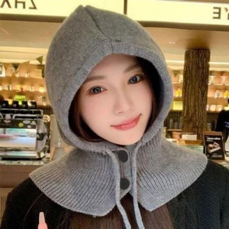 니트 후드모자 넥워머 바라클라바 FD 0514 귀덮개비니 귀도리 기모비니 모자