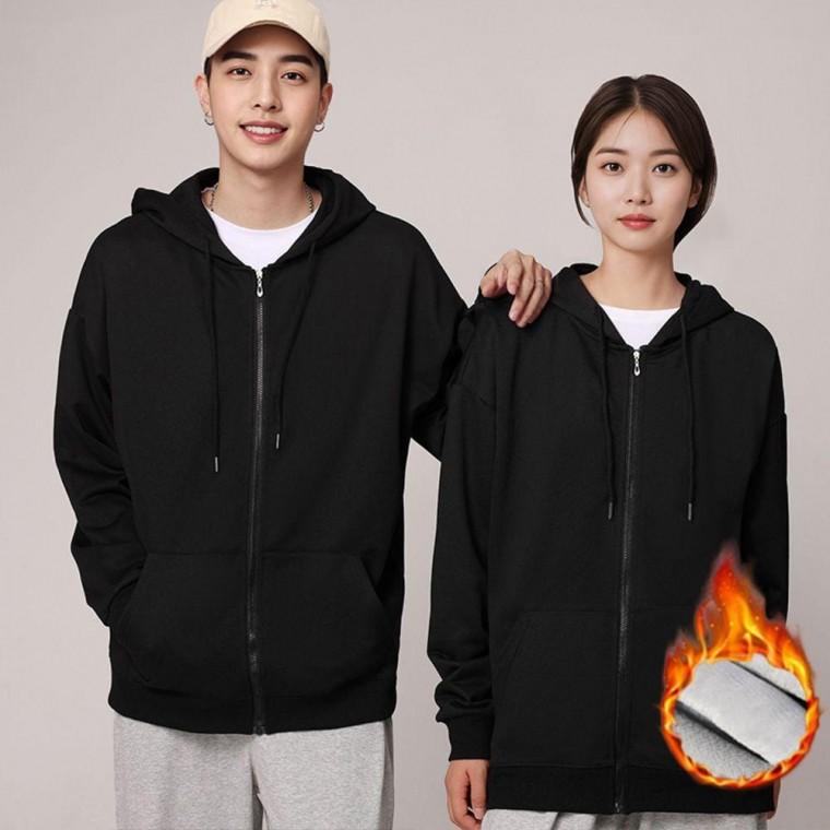 남자 여자 겨울 기모 후드집업 루즈핏 후드티 단체티