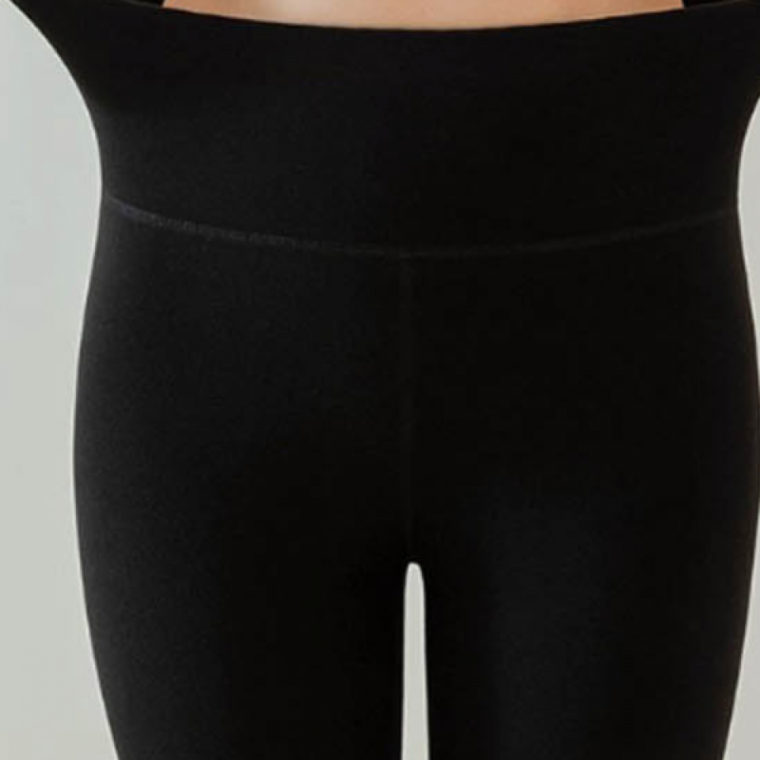 스티치 기모 레깅스 스타일 하이웨스트 쫄쫄이