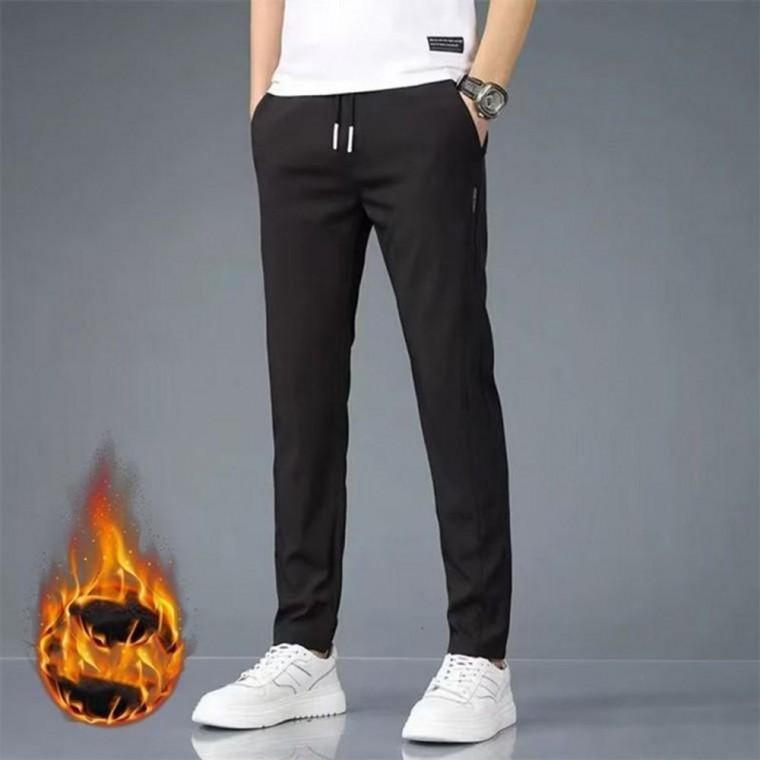 따뜻한 두꺼운 남성 트레이닝 바지 운동복 헬스 팬츠 트레이닝 남자 털 헬스 남성 등산팬츠 바지 기모