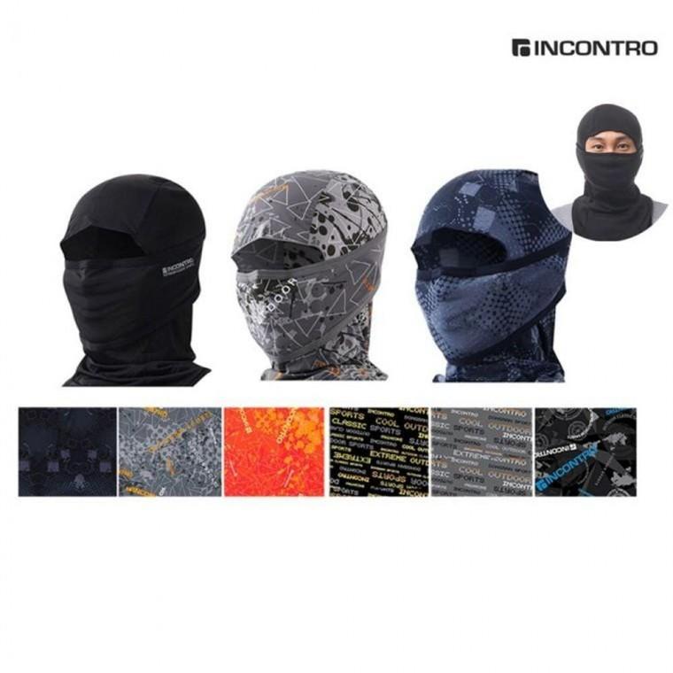 인콘트로3D입체 기모 바라클라바 마스크 두건 일체형 넥워머 목도리 기모 스키마스크 겨울 바이크