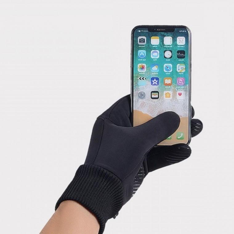 방한장갑(블랙) 터치 기모 방한 등산장갑 모직 패션 겨울 방한 장갑 블랙