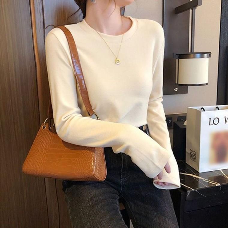 기모티 베이직티 TF피치기모긴팔티셔츠 이너티 가을 긴팔 티셔츠