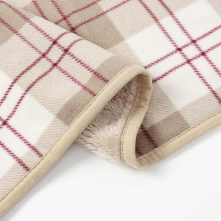 레져 캠핑 100X140 똑딱이 모포 빅 기모 극세사 판촉물 블랭킷 체크 학생 망토담요