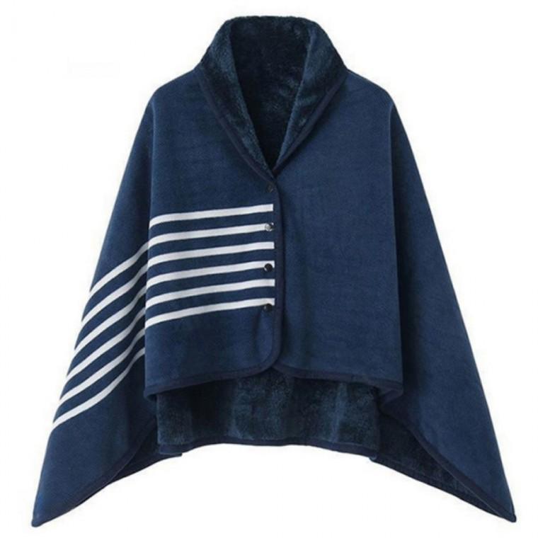 판촉물 캠핑 모포 포근라인똑딱이극세사망토담요기모블랭킷 학생 레져