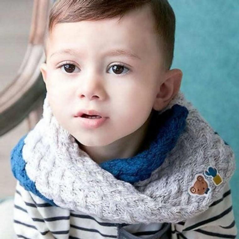 넥워머 인기 모모프렌즈 유아 방한 목도리 니트 넥워머 겨울 니트목도리 아동목도리